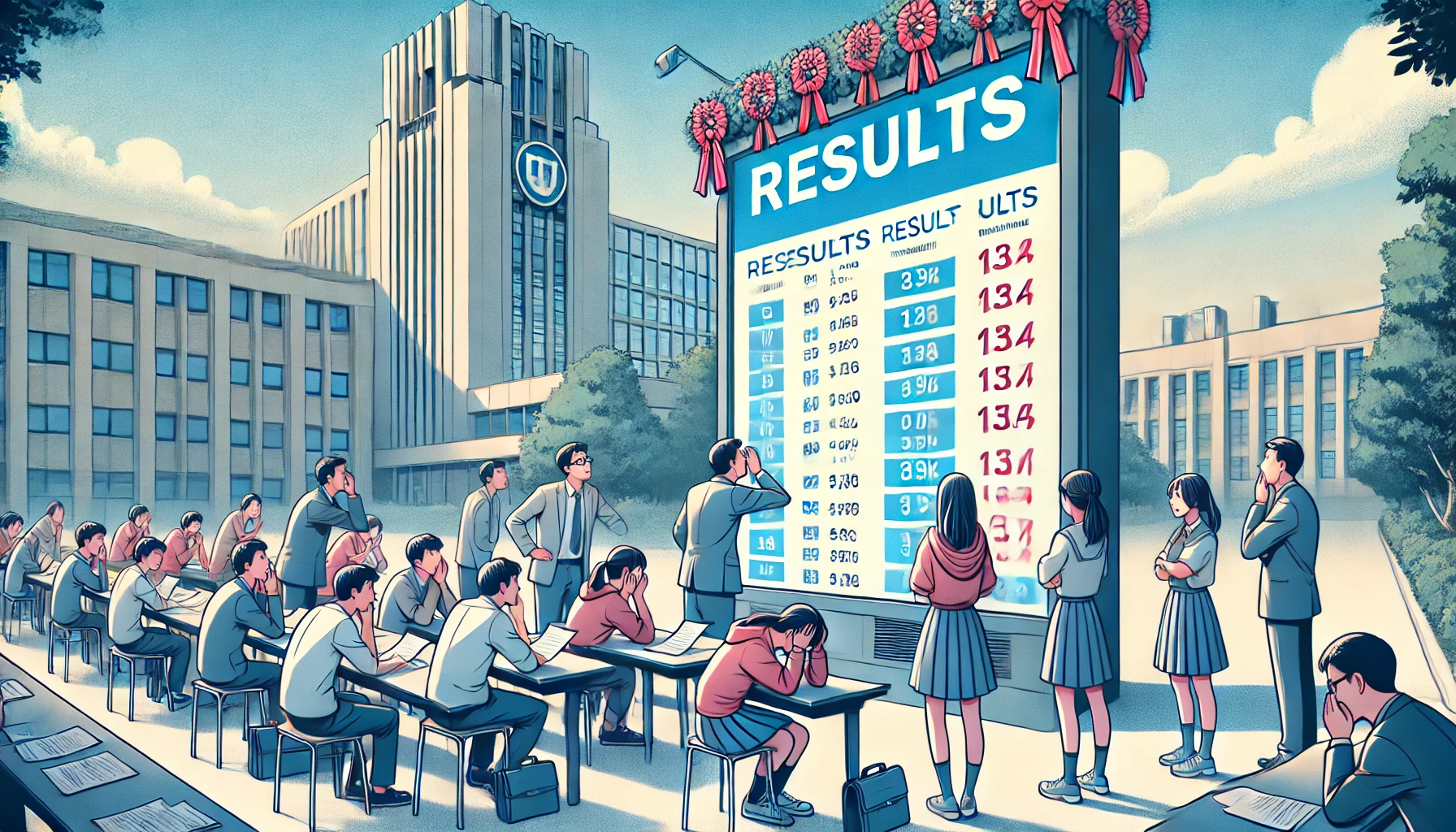 An-image-depicting-the-challenges-of-getting-into-a-highly-competitive-university-in-Tokyo-Japan